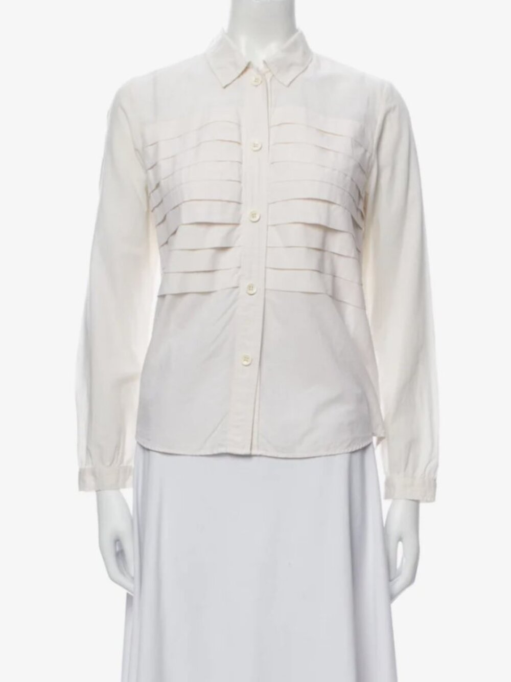 A.P.C. Cream/Beige button down shirt Sz S